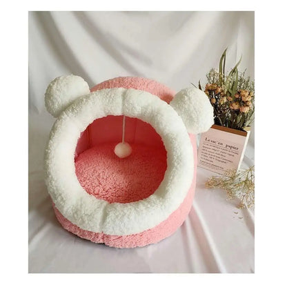 Cozycat Winter Hideaway: Warm And Stylish Cat Litter Kennel-1