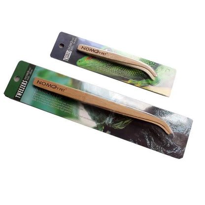 Pet Reptile Bamboo Tweezers Set - Essential Feeding Tools For Crawling Pets-3