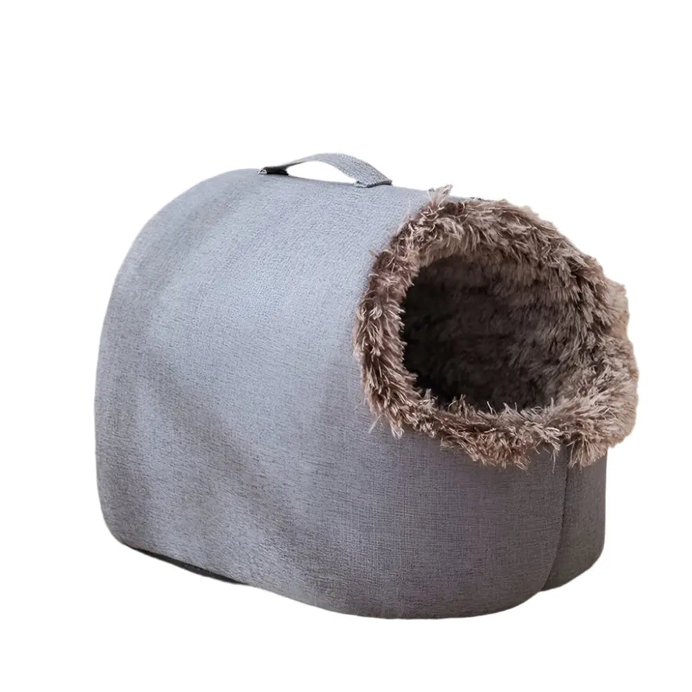 Donut Plush Cat Bed Cozy Cradle Nest-0
