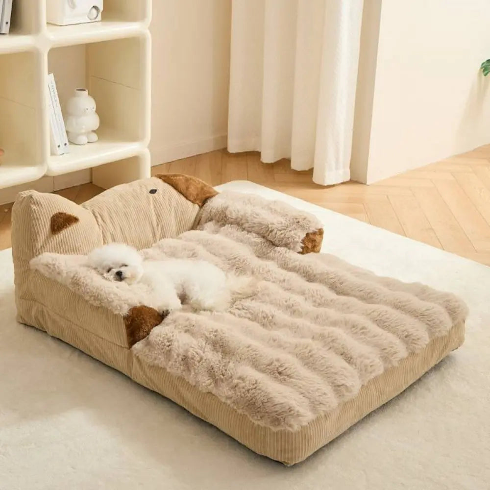 Soft Indoor Pet Couch for Dogs and Cats-1