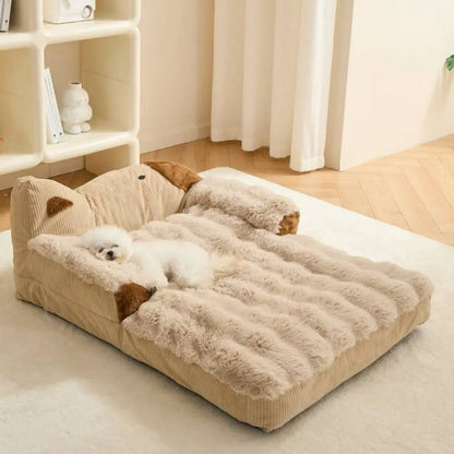 Soft Indoor Pet Couch for Dogs and Cats-1