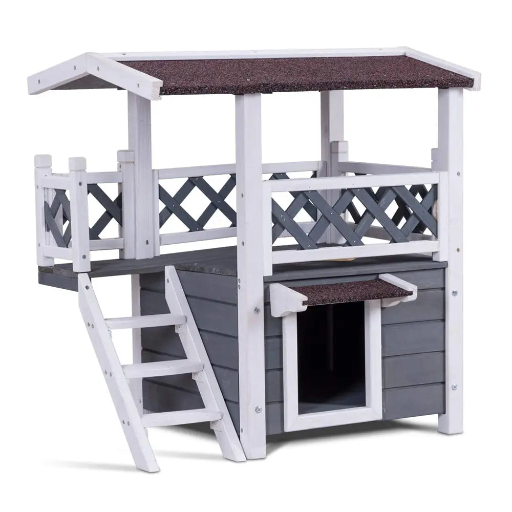 Cusca cu doua nivele pentru caini si pisici-0