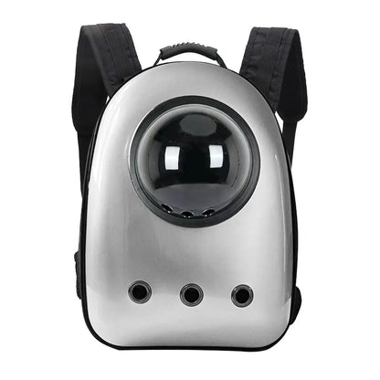Rucsac pentru transportul animalelor de companie, argintiu-0