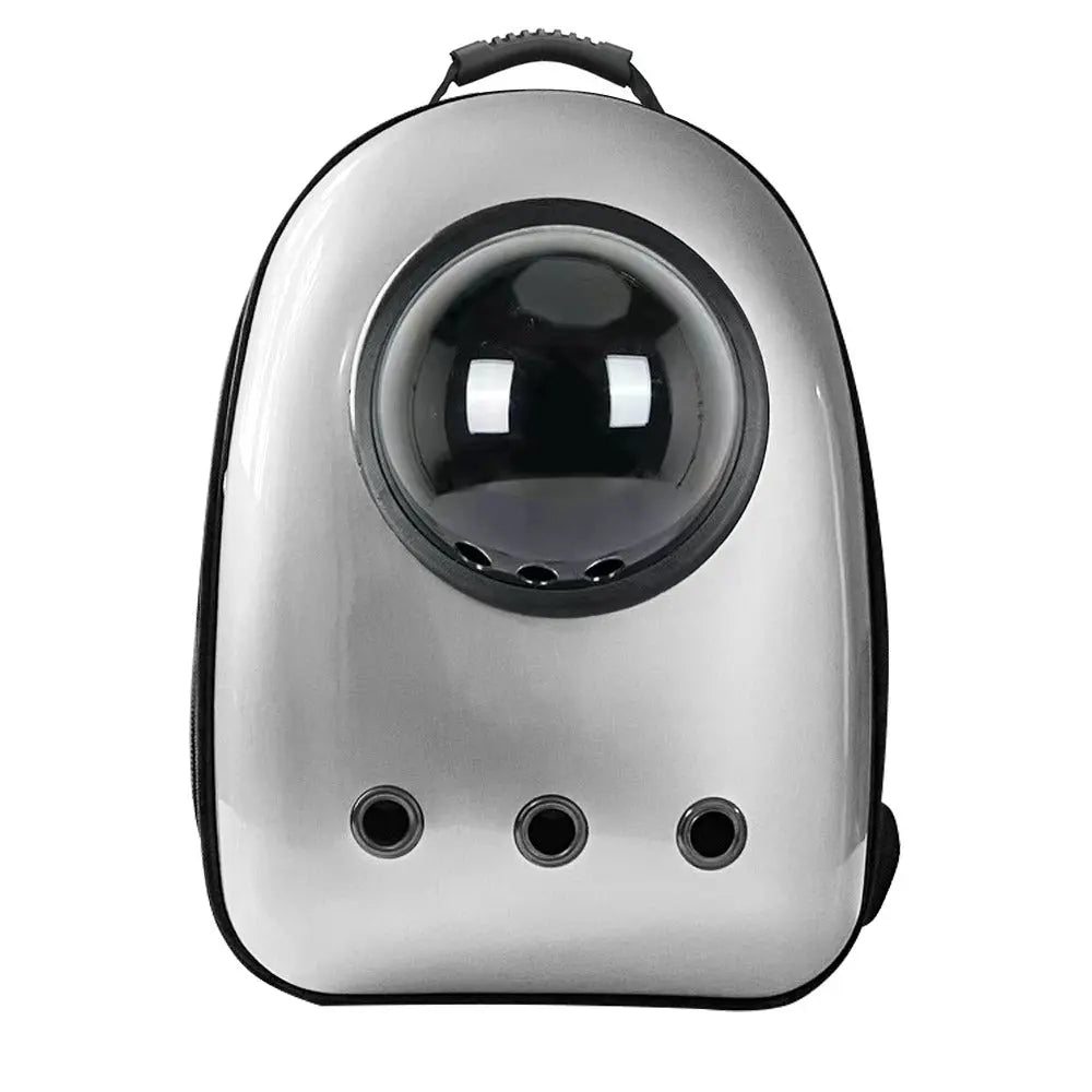 Plecak do noszenia zwierząt, srebrny-1