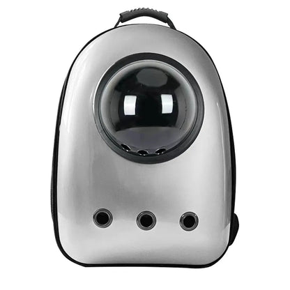 Plecak do noszenia zwierząt, srebrny-1