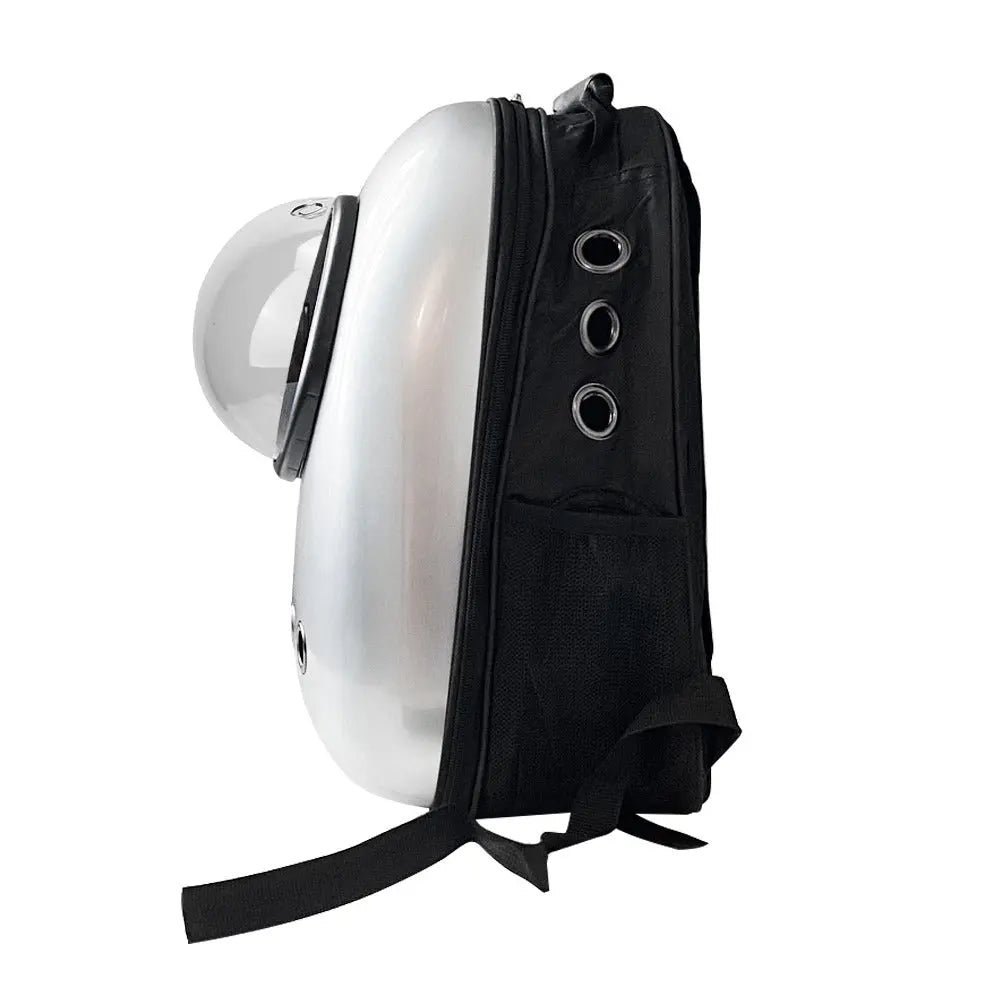 Rucsac pentru transportul animalelor de companie, argintiu-2