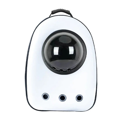 Rucsac pentru transportul animalelor de companie, alb-1