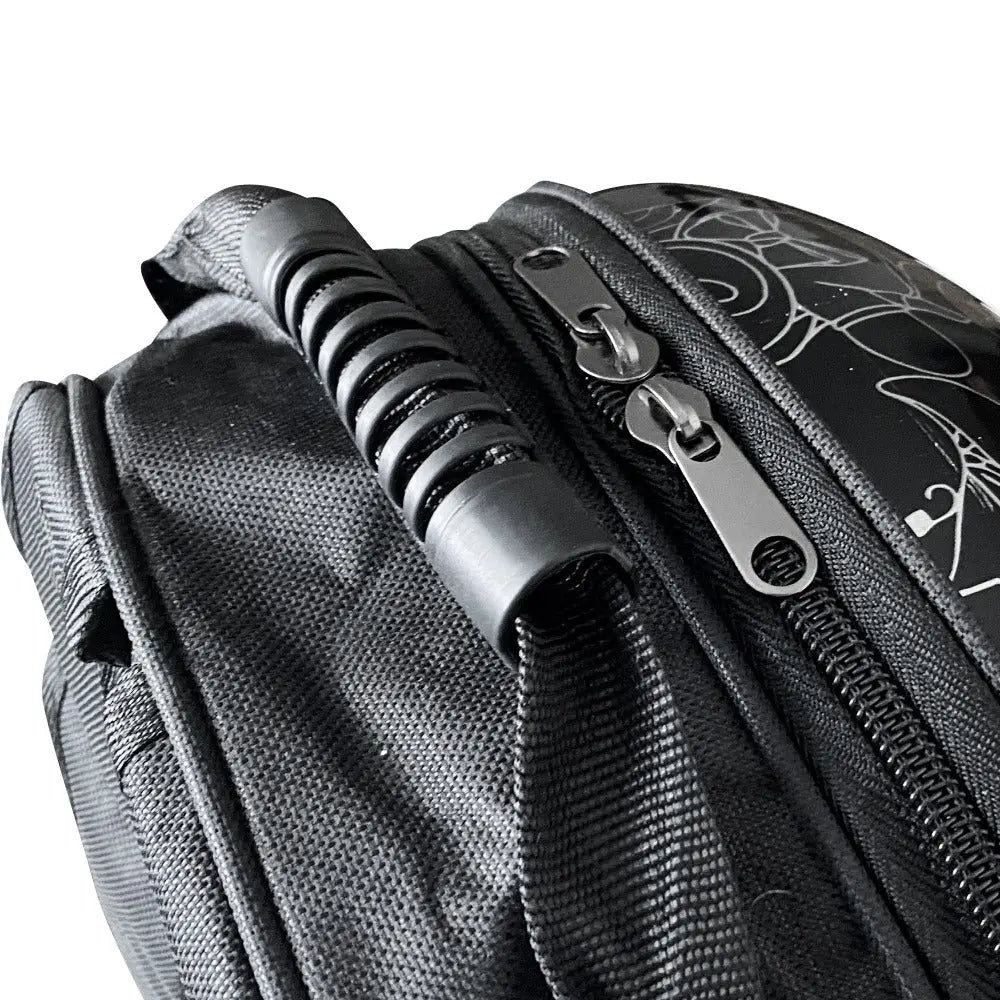 Rucsac pentru transportul animalelor de companie, negru cu model ursuleț-3