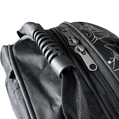 Malý zvierací batoh na nosenie, čierny s medvedíkom-3