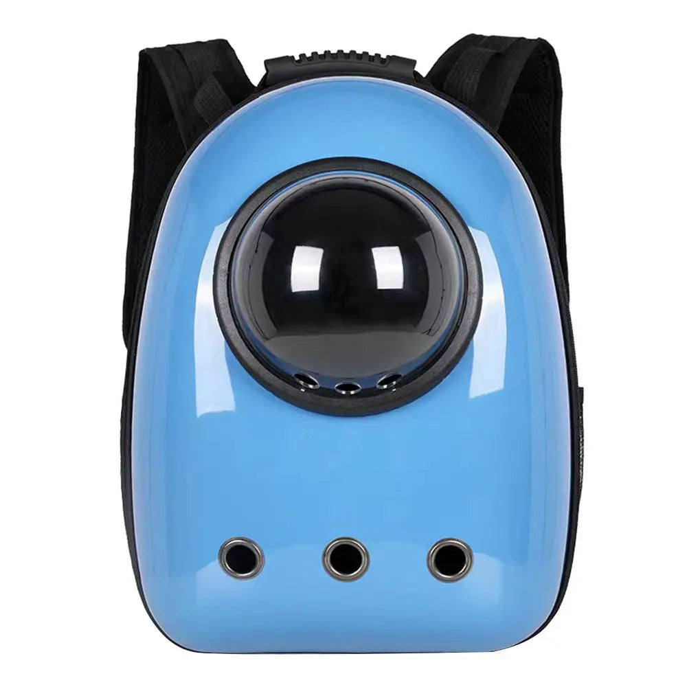 Malý zvierací batoh na nosenie, modrý-0