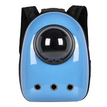 Malý zvierací batoh na nosenie, modrý-0