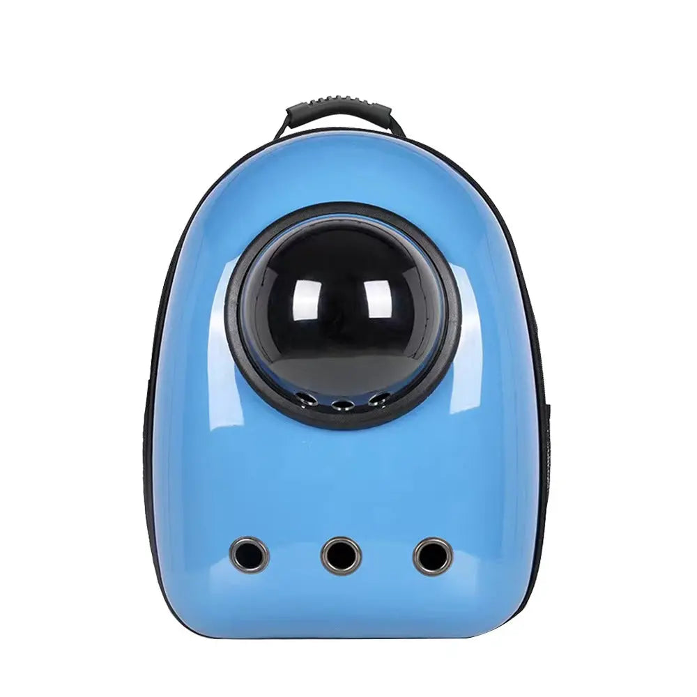 Malý zvierací batoh na nosenie, modrý-1