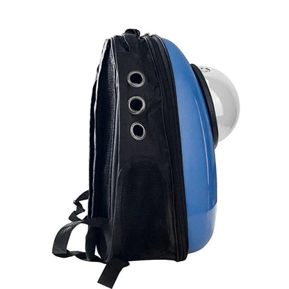 Malý zvierací batoh na nosenie, modrý-2