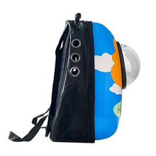 Rucsac pentru transportul animalelor de companie, cu model leu-1