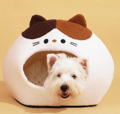 One Bite Ivory Pet Bed-2