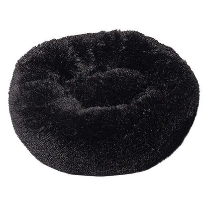 Round Cat Bed Warm Sleeping Cat Nest For Dogs Basket Pet Products Cushion Soft Long Plush Cat Pet Bed Mat Cat House Animals Sofa-2