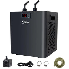 SDLOOL Aquarium Chiller 79gal 1/3 HP Water Chiller 300L Fish Tank Hydroponics Cooling System with Quiet Design Refrigeration Compressor for Water Weeds Axolotl Jellyfish Coral Shrimp Zooko