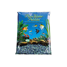 Pure Water Pebbles Blue Lagoon Aquarium Gravel 5 lbs - Optimal pH Balance Enhanced Water Clarity Aesthetic Easy Maintenance for Eco-Friendly Aquarium Health Zooko